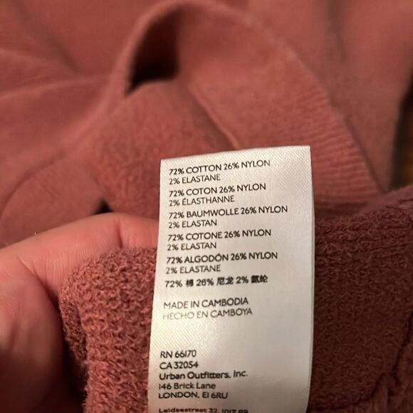 Free People Mock Neck Pullover Sweatshirt Casual Cozy Comfy Loungewear Boho - Picture 8 of 10